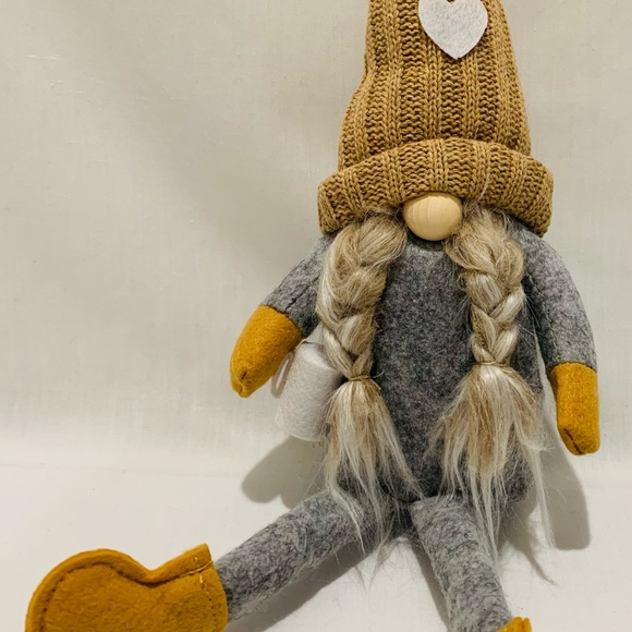 Gnome with Coffee 11” High Adorable Decor Stuffed Fabric - Picture 2 of 4